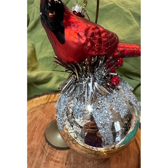 Dillards exclusive Southern Living Miracle & Wonder Collection Cardinal Ornament - Picture 3 of 11